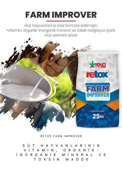 Retox Farm Improver 25 kg -Hayvan Yem Premiksi