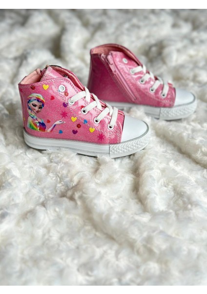 Gala Kız Çocuk Elsa Baskılı Converse Ayakkabı