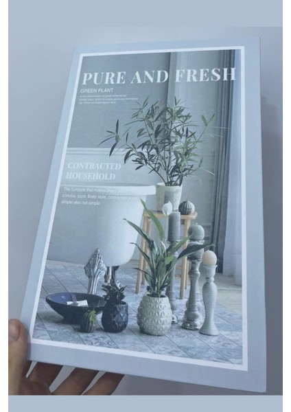 1302 Pure And Fresh Dekoratif Kitap Kutusu