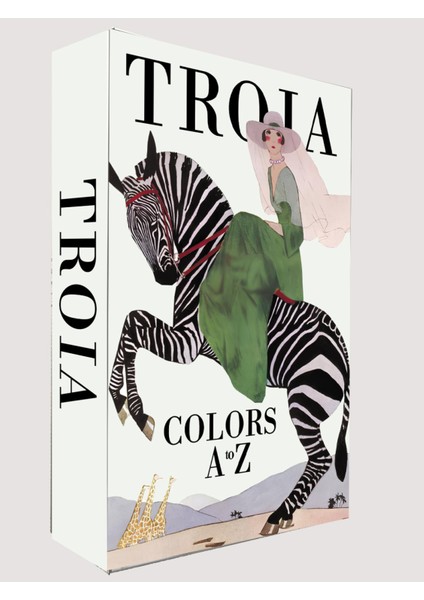 1103 Troıa Dekoratif Kitap Kutusu