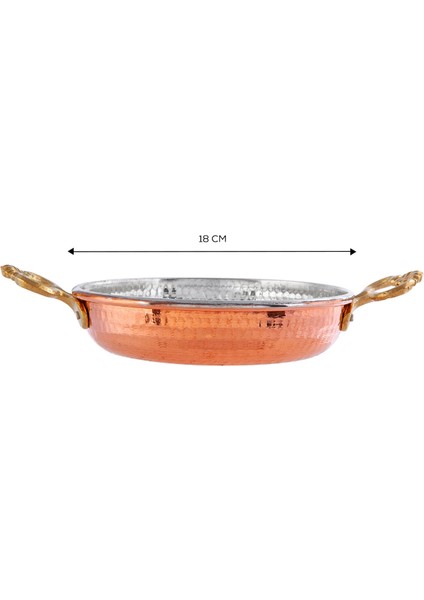 Bakır Sahan 18 cm