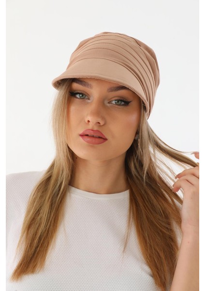 Safari Bağlamalı Vizon Siperli Bandana Vizör