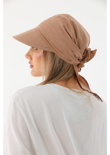 Safari Bağlamalı Vizon Siperli Bandana Vizör
