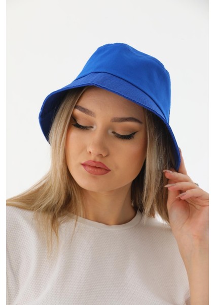 Kadın Balıkçı Saks Kova Bucket Şapka