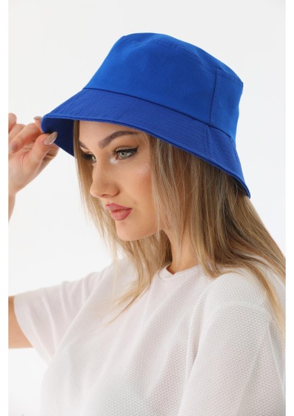 Kadın Balıkçı Saks Kova Bucket Şapka