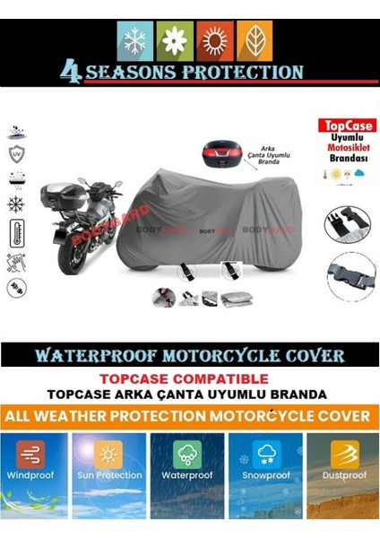 Mv Agusta F4 1000R Motosiklet Brandası Arka Çanta Uyumlu Branda,örtü