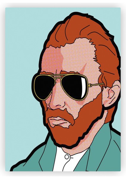 Van Gogh Ahşap Poster 20X29 cm