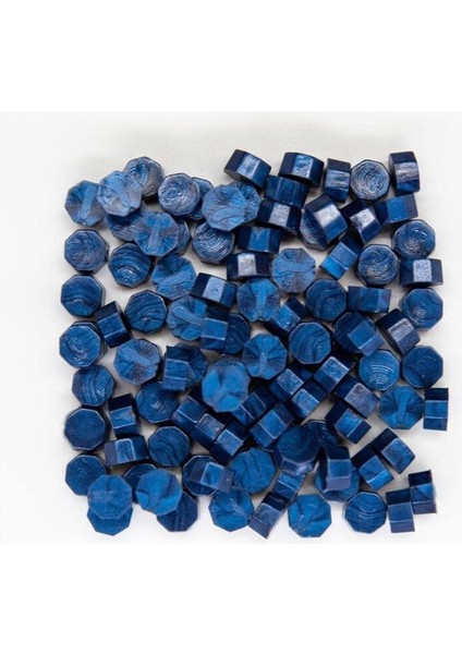 Şişe Mühür Mumu Mavi