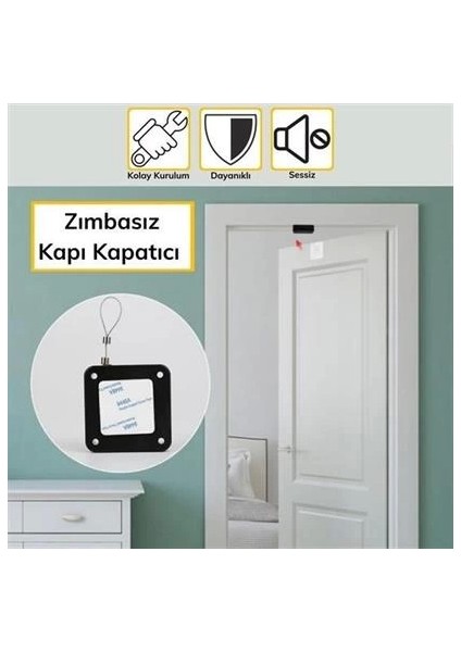 Ev Ofis Dış Kapı Otomatik Kapı Kapatma Aparatı