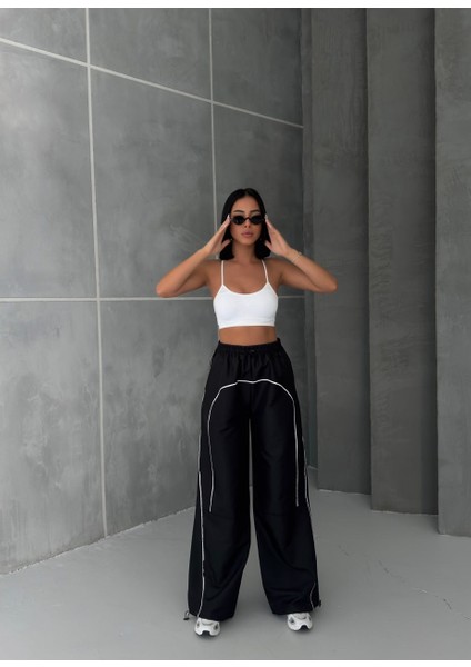 Baggy Harajuku Y2K Line Urban Bol Paça Paraşüt Eşofman Altı fiyatları