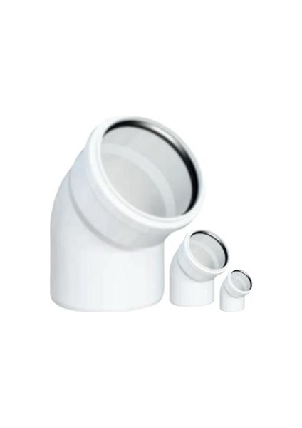 Pimaş Atıksu Açık Dirsek 125*45 (10 Adet)