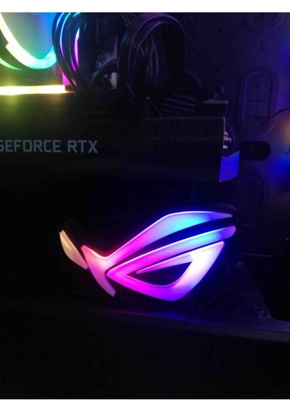 Ayarlanabilir Ekran Kartı Destek Aparatı Asus Rog Görünümlü