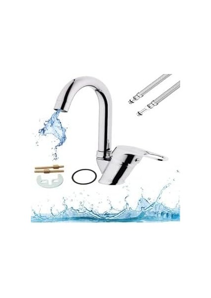 Aç Kapa Mix Banyo Lavabo Bataryası