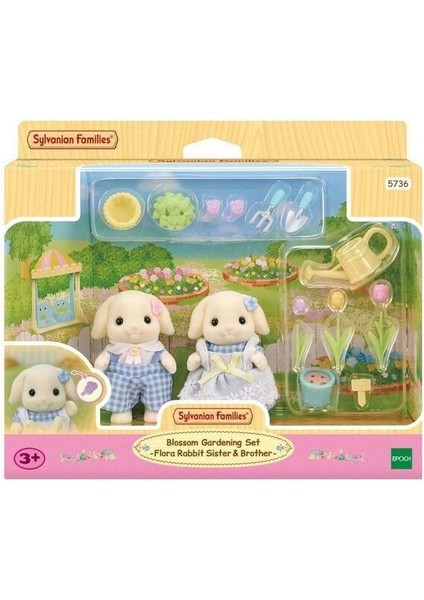 5736 Sylvanian Families Flora Tavşan Kardeşler Bahçıvanlık Seti +4 Yaş