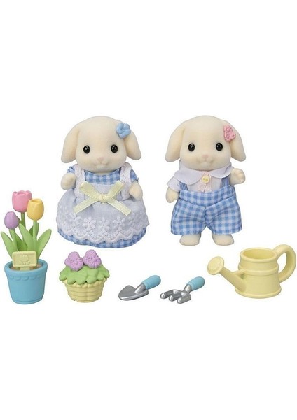 5736 Sylvanian Families Flora Tavşan Kardeşler Bahçıvanlık Seti +4 Yaş