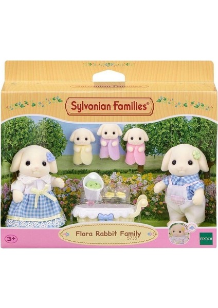 5735 Sylvanian Families Flora Tavşan Ailesi+4 Yaş