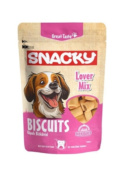 Lover Mix Diş Temizliği Destekleyici Köpek Ödül Bisküvisi 200 gr