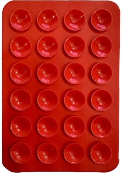 Vantuzlu Silikon Telefon Tutucu Kırmızı modelleri