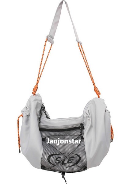2024 Yeni Çift Crossbody Çanta Sokak Trendi Omuz Çantası Düz Renk Omuz Çantası Su Geçirmez Omuz Çantası (Yurt Dışından)