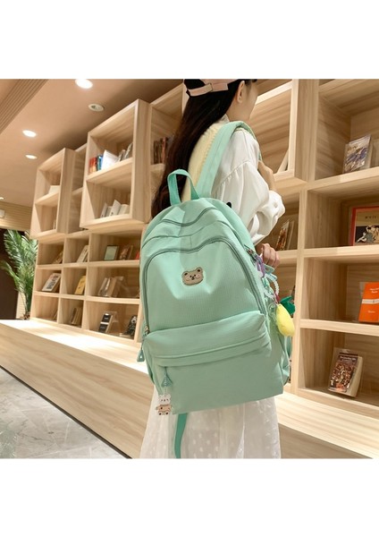 Yeni Moda Basit Sırt Çantası Kadın Büyük Kapasiteli Çok Yönlü Sırt Çantası Orta ve Lise Üniversite Öğrencileri Unisex Çanta (Yurt Dışından) fiyatları