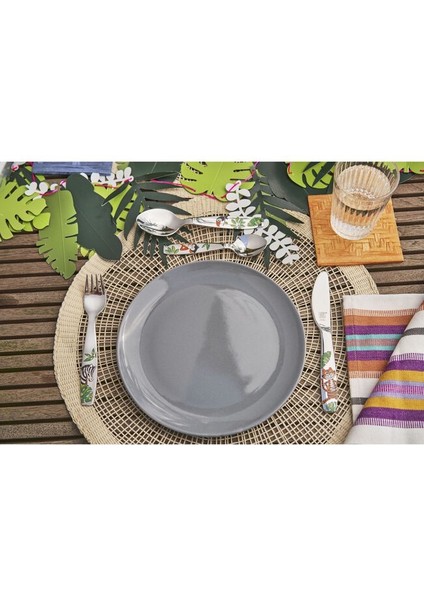 Jungle Çocuk Çatal Kaşık Bıçak Seti 4 Parça - 1026662 fiyatları