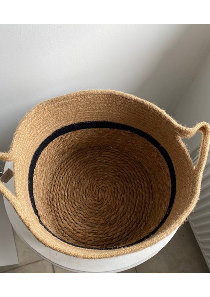 Hasır Saksıdekoratif Hasır Saksı 29 x 31 cm