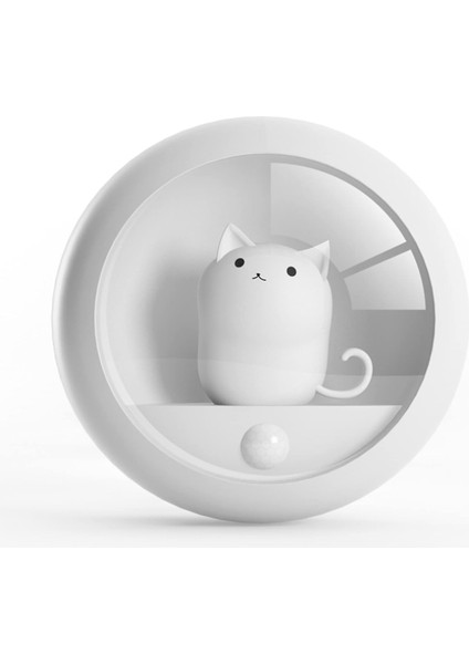 Standlı Cat Hareket Sensörü Işığı: Şarj Edilebilir ve Kısılabilir (Beyaz) (Yurt Dışından)