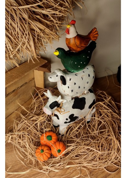 Bremen Mızıkacıları Farm Style, Çiftlik Biblo , Hediyelik , Dekor,