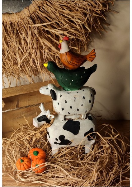 Bremen Mızıkacıları Farm Style, Çiftlik Biblo , Hediyelik , Dekor,