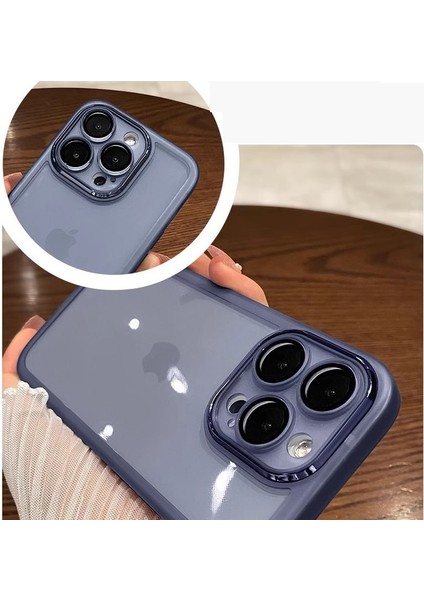 iPhone 15 Pro Max Kamera Koruması Şeffaf Tpu Cep Telefonu Kılıfı (Yurt Dışından) modelleri