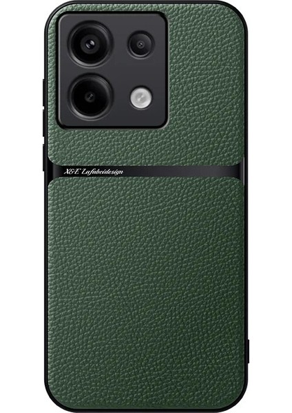 Poco X6 Liçi Dokusu Manyetik Çekim Cep Telefonu Kılıfı (Yurt Dışından)