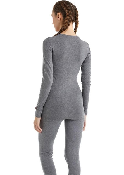 V Yaka Gri Unisex Uzun Kol Thermal İçlik C7T5N2O1 indirimleri