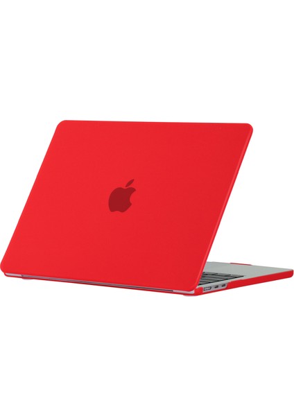 Macbook Air 15 Inç (2023) M2 A2941/(2024) A3114 M3 Laptop Kılıfı Çizilmez Sert Pc Mat Dizüstü Kapak-Kırmızı (Yurt Dışından)