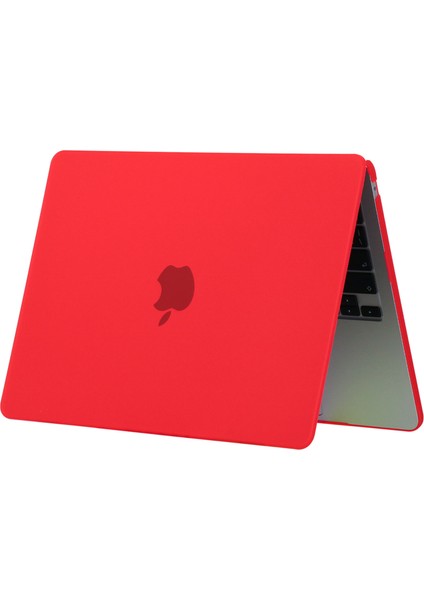 Macbook Air 15 Inç (2023) M2 A2941/(2024) A3114 M3 Laptop Kılıfı Çizilmez Sert Pc Mat Dizüstü Kapak-Kırmızı (Yurt Dışından)