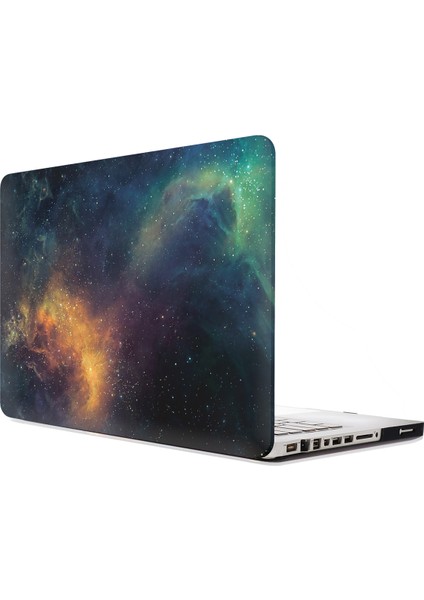 Desen Baskı Sert Pc Koruyucu Laptop Kılıfı MacBook Pro 16 Inç (2019) (A2141)-ALTIN/NEBULA (Yurt Dışından)