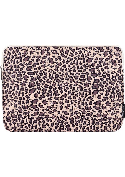 Leopar Desenli Dizüstü Bilgisayar Kılıfı Notebook Taşınabilir Taşıma Çantası-Sarı/12 Inç (Yurt Dışından)