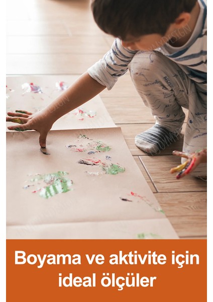 30X100 cm Kamp Temalı Boyama Kağıdı