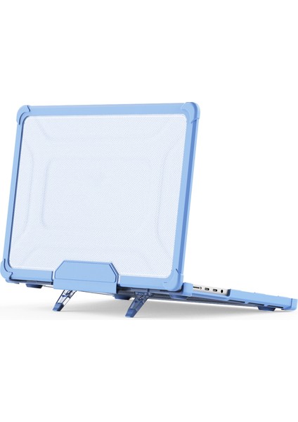 MacBook Pro 14 Inç (2021)/(2023) (A2442 M1 Pro / M1 MAX/A2779) Isı Dağılımı Sert Pc+Tpu Laptop Kılıfı, Kickstand-Bebek Mavisi Için (Yurt Dışından)
