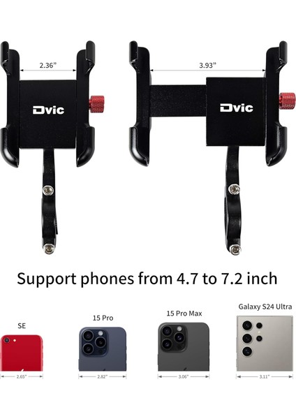 Bisiklet Telefon Montaj Tutacağı Evrensel Ayarlanabilir Kare Silikon Askı 360° Dönüş (SJ-298) (Yurt Dışından) modelleri