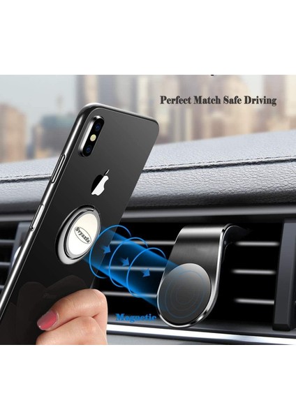 Telefon Zil Tutucu Cep Telefonu Tutucu Manyetik Telefonlu Evrensel Parmak Yüzük Standı Araba Havalandırma Için Araç Montaj Tutucu IPHONE11 Için Manyetik Montaj Araç Telefon Tutucu (Yurt Dışından) fırsatları