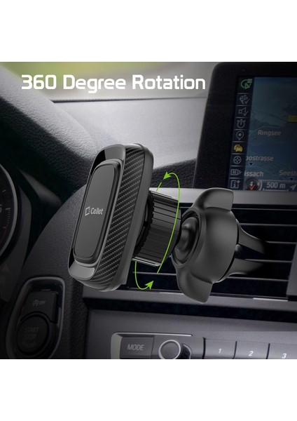 Telefon Tutucu Araç Montajı, Evrensel Uyumlu Manyetik Havalandırma Standı iPhone 13 Pro Max Mini 12 11 Samsung Galaxy S21 S20 Note 20 Ultra 5g - Tamamı Siyah Ince Tasarım (Yurt Dışından) modelleri
