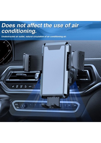 Araba Için Telefon Montajı, Havalandırmalı Cep Telefonu Tutucu Eller Serbest Beşik, Evrensel Sabit Kolay Kelepçe Telefon Tutucu Montajı, iPhone 14 13 12 Pro Max ve Daha Fazla Akıll (Yurt Dışından) modelleri