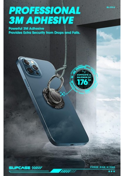 Cep Telefonu Zil Tutucu, 360° Döndürme ve 180° Çevirme Manyetik Araç Montajına Uyumlu Metal Telefon Tutma Yerine Sahip Evrensel Telefon Zil Sehpası (Siyah) (Yurt Dışından) fırsatları