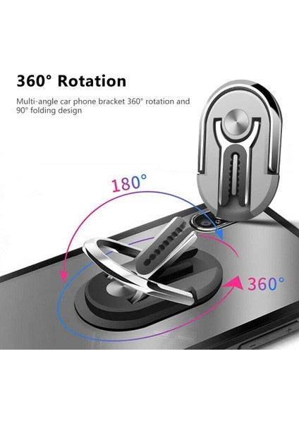 Çok Amaçlı Cep Telefonu Braketi Tutucu Standı, Telefon Zil Tutucu, 360 Derece Dönüş Cep Telefonu Montajı, Araba Ev Için Çok Açılı Araç Telefonu Montajı Kırmızı (Yurt Dışından) fırsatları