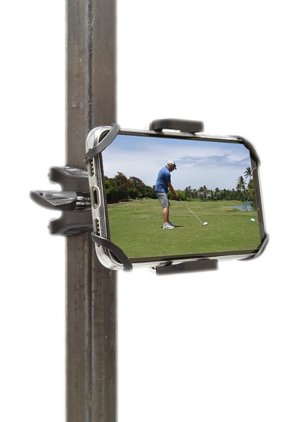 ® - Swing Kayıt Sistemi | Akıllı Telefon Için Golf Arabası Veya Çekme Arabası Montajı. Iphone'lar, Samsung Galaxy, Htc ve Tüm Telefonlarla Uyumludur. (Çubuğa Montaj) (Yurt Dışından)