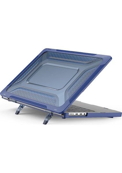 MacBook Pro 14 Inç (2021) (A2442 M1 Pro / M1 Max) Çizilmeye Dayanıklı Pc Ön ve Arka Kapak Dizüstü Bilgisayarlar Anti-Drop Sert Kabuk-Safir Için Koruyucu Kılıf (Yurt Dışından)