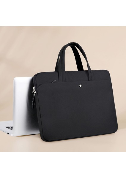 14-14.6 Inç Bilgisayar Çantası Fermuarlı Taşınabilir Notebook Çantası Laptop Aksesuarları Saklama Çantası-Siyah (Yurt Dışından) fiyatları