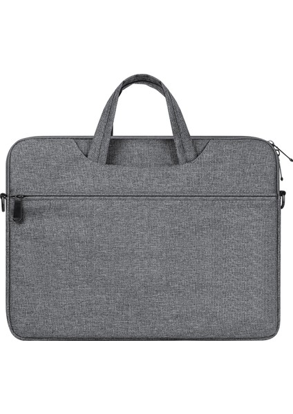 13-13.9 Inç Su Geçirmez Notebook Omuz Çantası Laptop Çantası-Koyu Gri (Yurt Dışından)