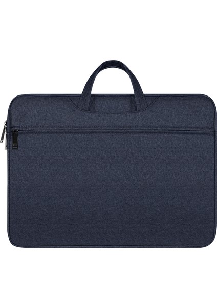 14-15.4 Inç Laptop Taşıma Çantası Polyester Notebook Darbeye Dayanıklı Çanta-Lacivert (Yurt Dışından)