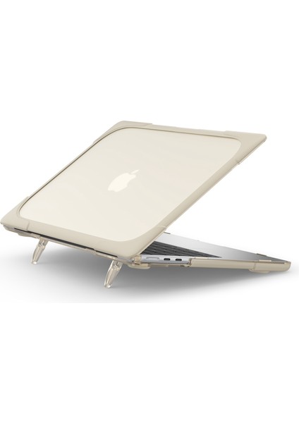 Laptop Çantası MacBook Air 13 Inç (2022) A2681 Koruyucu Kılıf Dizüstü Bilgisayar Anti Scratch Kapak Standı ile Haki (Yurt Dışından)